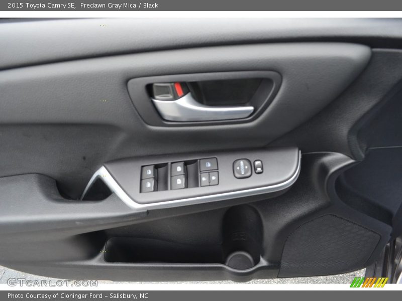 Predawn Gray Mica / Black 2015 Toyota Camry SE