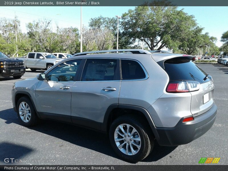 Billet Silver Metallic / Black 2019 Jeep Cherokee Latitude