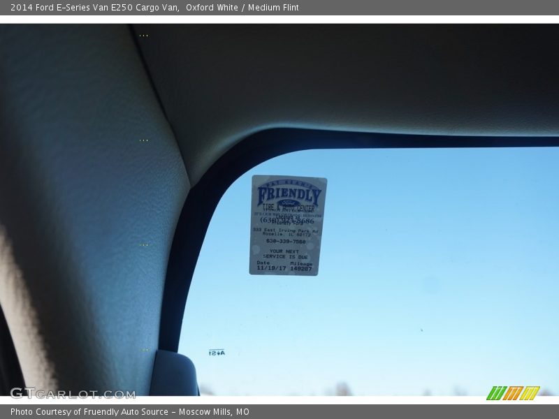 Oxford White / Medium Flint 2014 Ford E-Series Van E250 Cargo Van