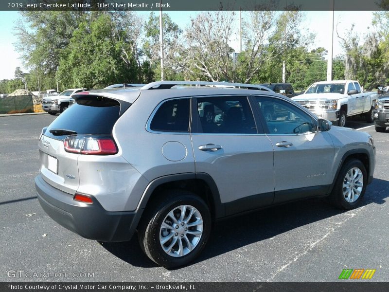 Billet Silver Metallic / Black 2019 Jeep Cherokee Latitude