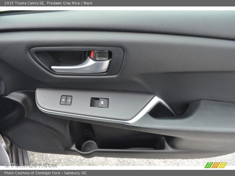 Predawn Gray Mica / Black 2015 Toyota Camry SE