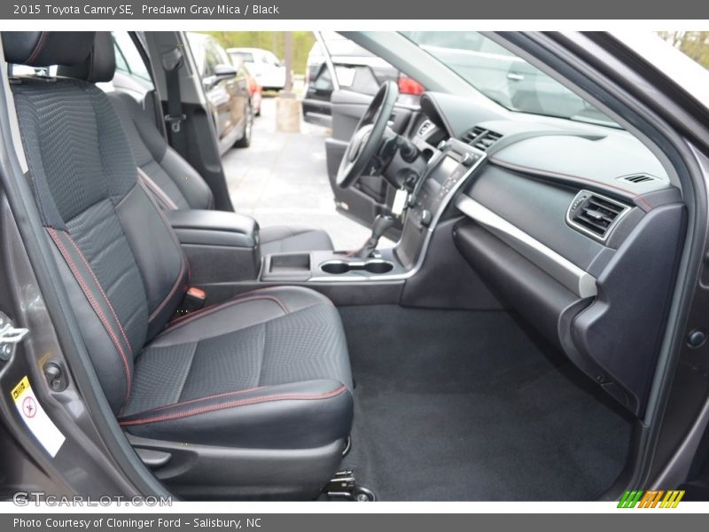Predawn Gray Mica / Black 2015 Toyota Camry SE