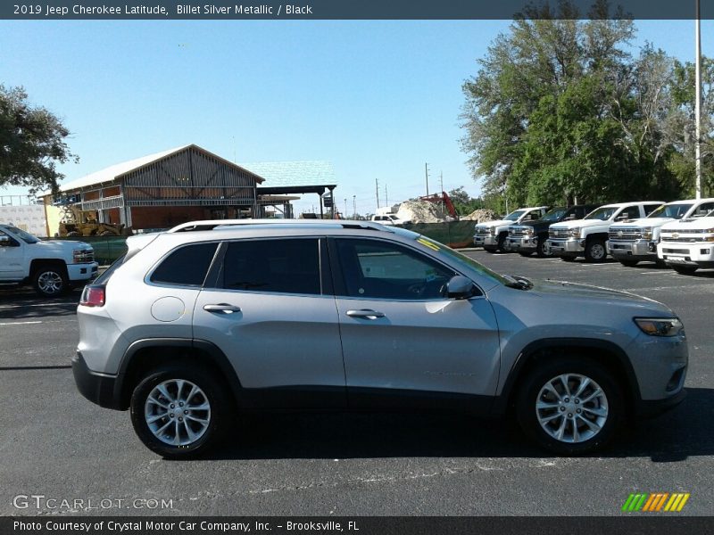 Billet Silver Metallic / Black 2019 Jeep Cherokee Latitude