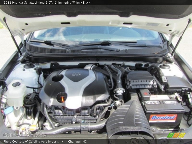 Shimmering White / Black 2012 Hyundai Sonata Limited 2.0T
