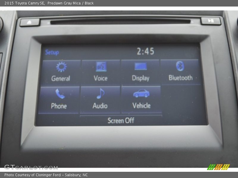 Predawn Gray Mica / Black 2015 Toyota Camry SE