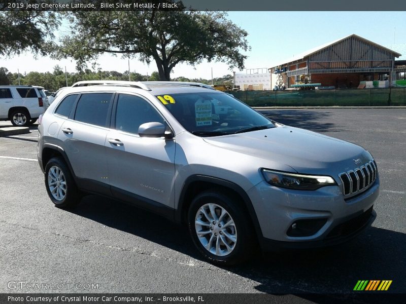 Billet Silver Metallic / Black 2019 Jeep Cherokee Latitude
