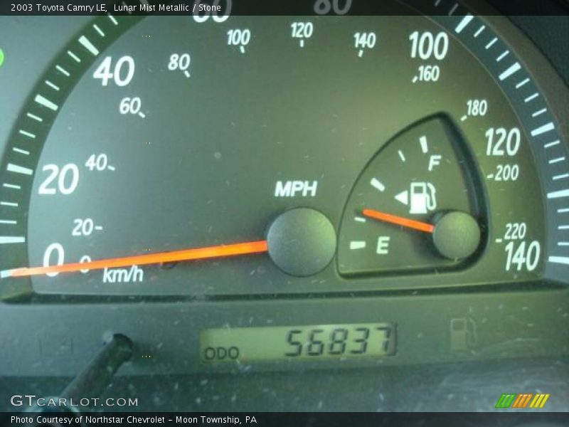 Lunar Mist Metallic / Stone 2003 Toyota Camry LE