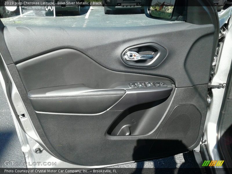 Billet Silver Metallic / Black 2019 Jeep Cherokee Latitude
