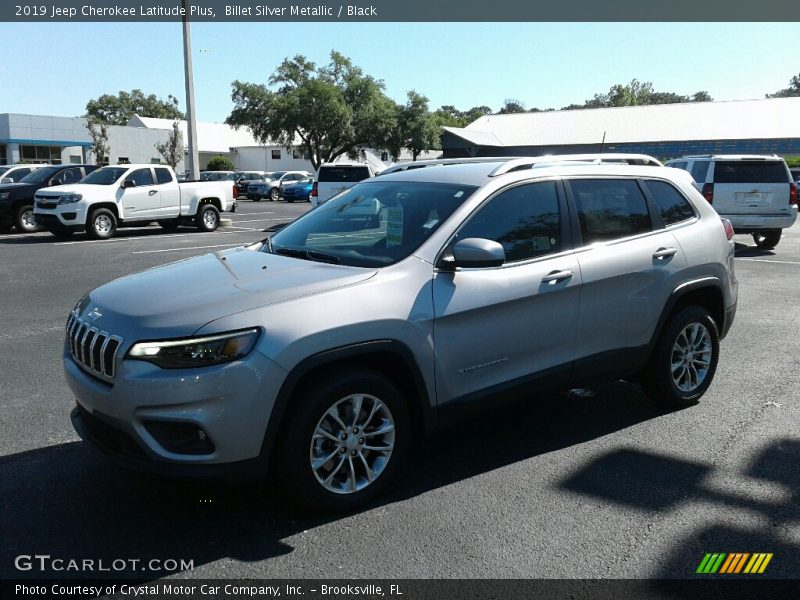 Billet Silver Metallic / Black 2019 Jeep Cherokee Latitude Plus