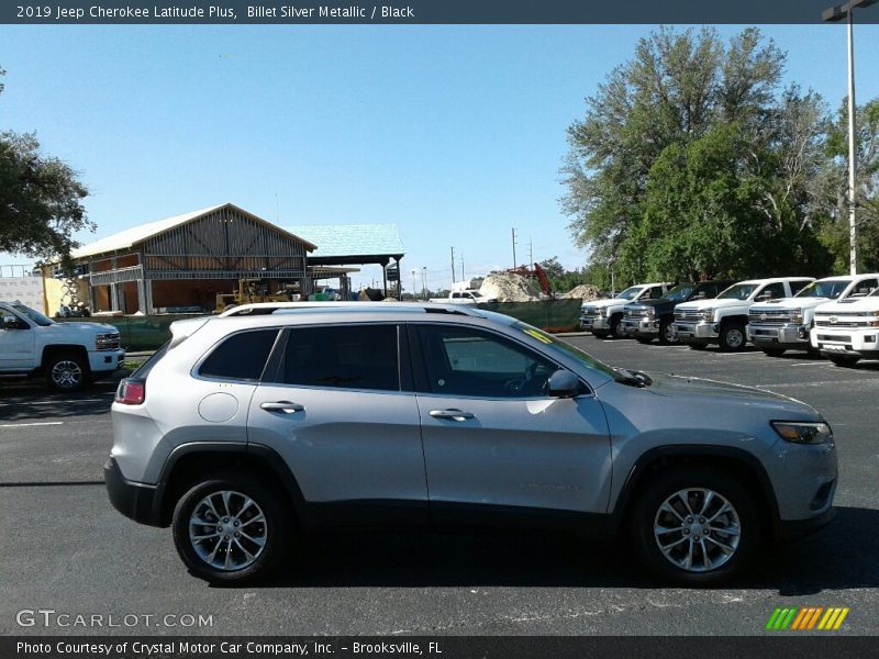 Billet Silver Metallic / Black 2019 Jeep Cherokee Latitude Plus