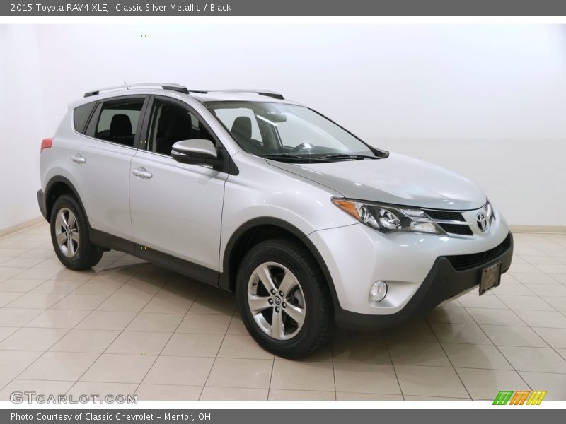 Classic Silver Metallic / Black 2015 Toyota RAV4 XLE