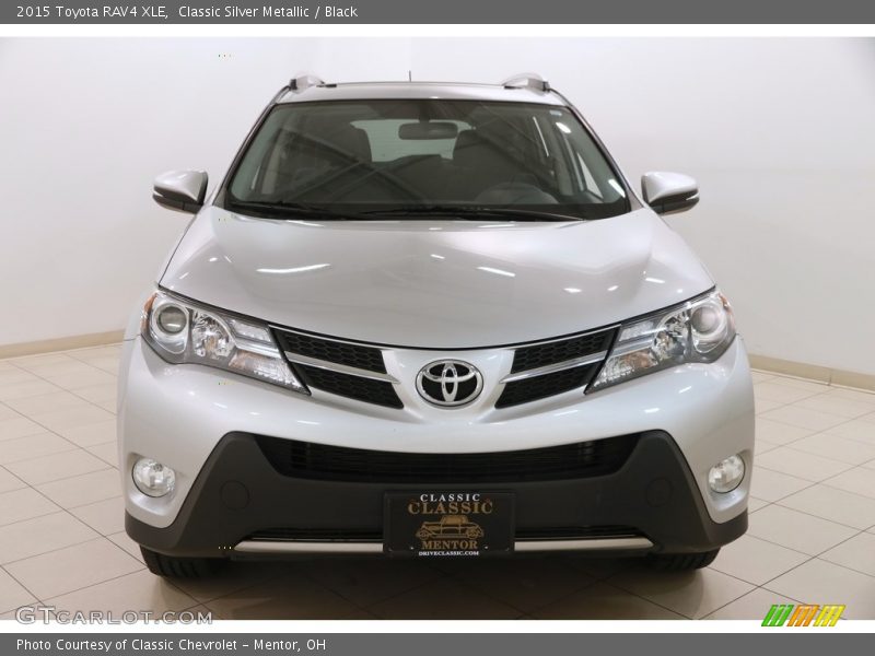 Classic Silver Metallic / Black 2015 Toyota RAV4 XLE