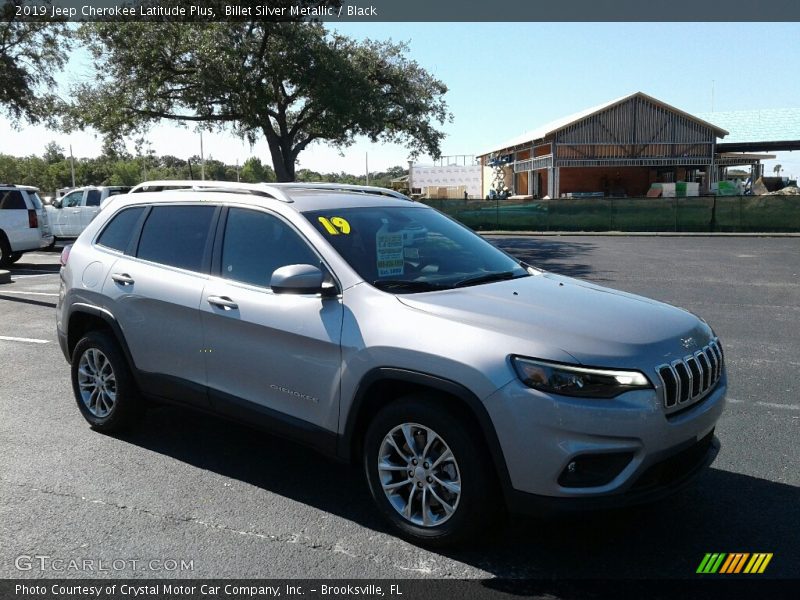 Billet Silver Metallic / Black 2019 Jeep Cherokee Latitude Plus