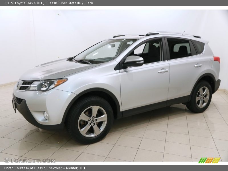 Classic Silver Metallic / Black 2015 Toyota RAV4 XLE