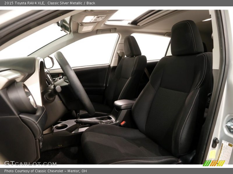 Classic Silver Metallic / Black 2015 Toyota RAV4 XLE
