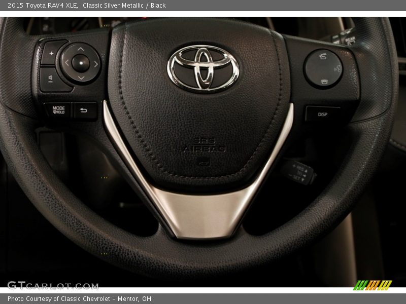 Classic Silver Metallic / Black 2015 Toyota RAV4 XLE