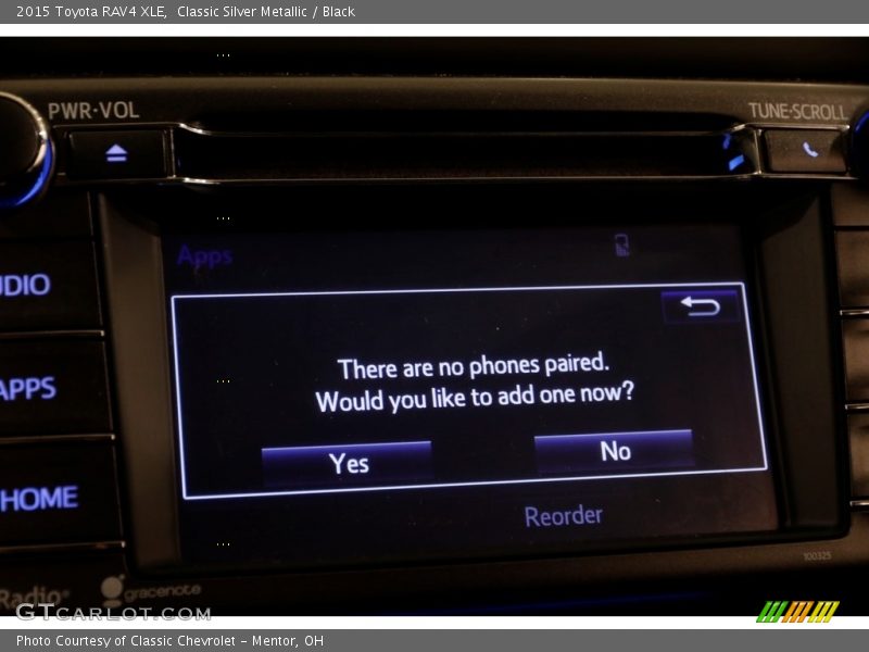 Classic Silver Metallic / Black 2015 Toyota RAV4 XLE