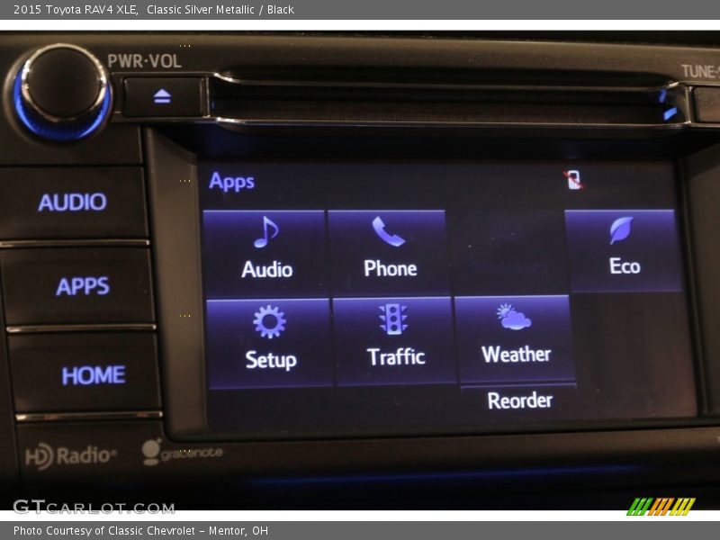 Classic Silver Metallic / Black 2015 Toyota RAV4 XLE