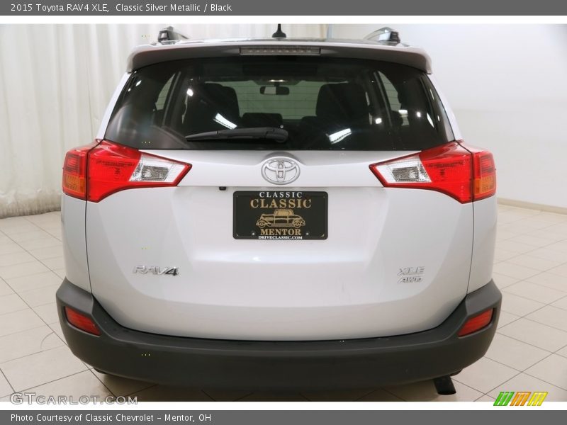 Classic Silver Metallic / Black 2015 Toyota RAV4 XLE