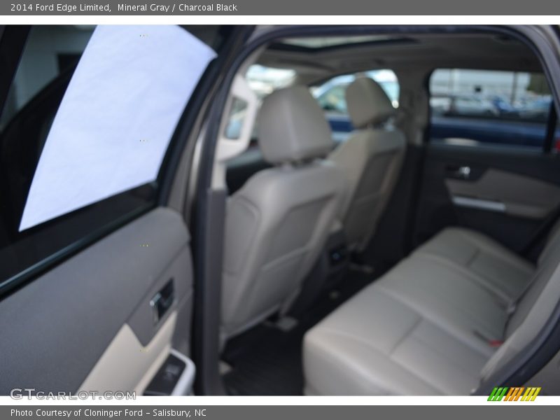 Mineral Gray / Charcoal Black 2014 Ford Edge Limited