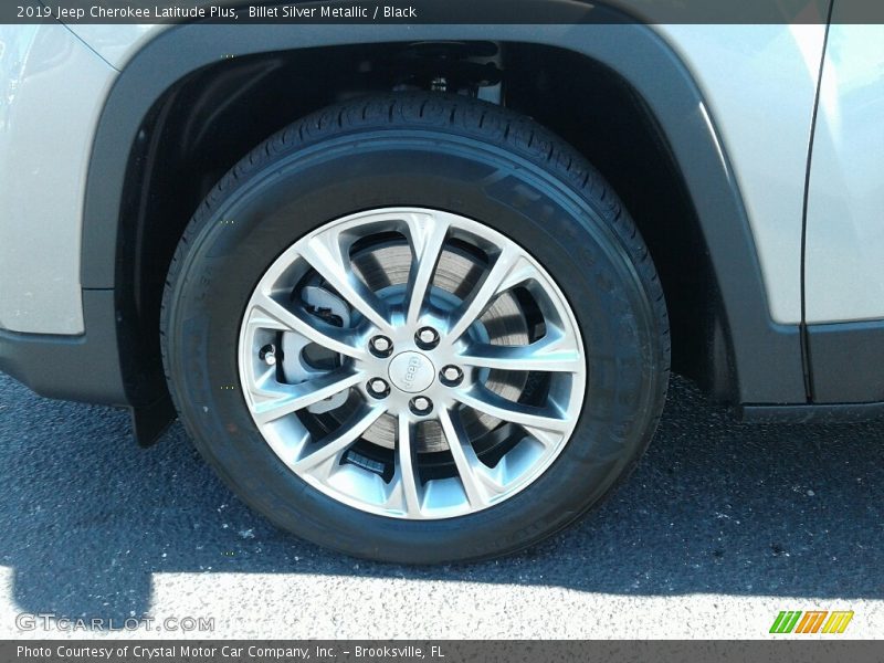 Billet Silver Metallic / Black 2019 Jeep Cherokee Latitude Plus