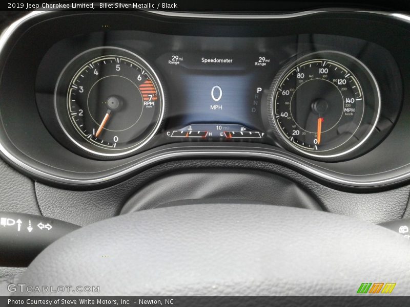 Billet Silver Metallic / Black 2019 Jeep Cherokee Limited