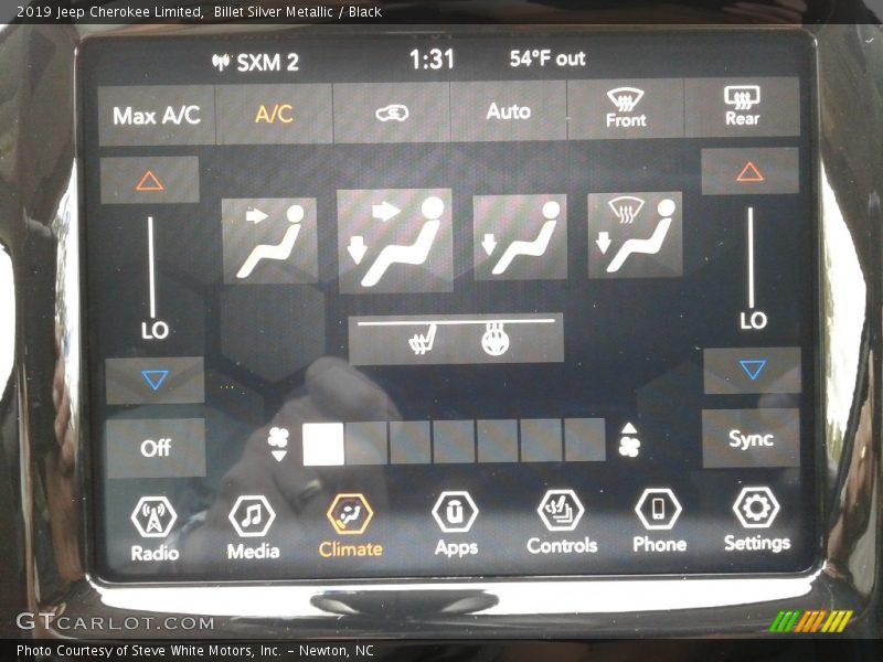 Billet Silver Metallic / Black 2019 Jeep Cherokee Limited