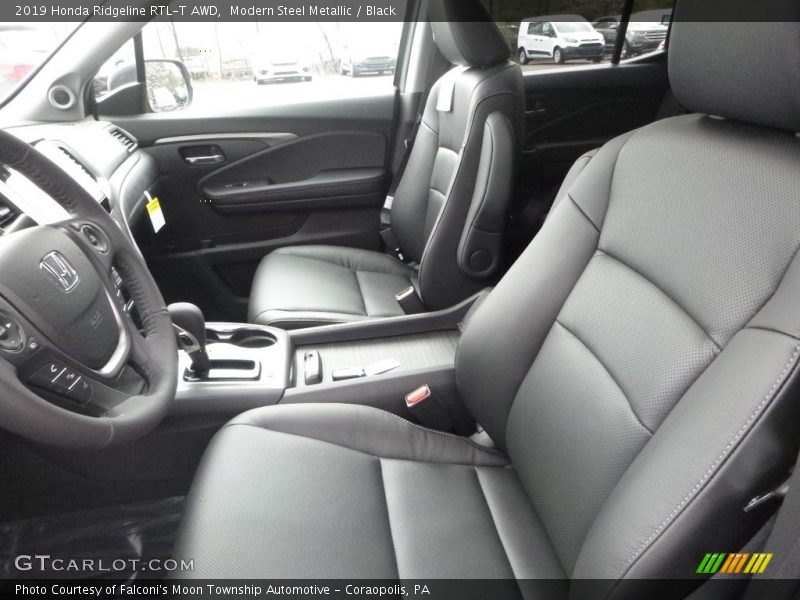 Front Seat of 2019 Ridgeline RTL-T AWD