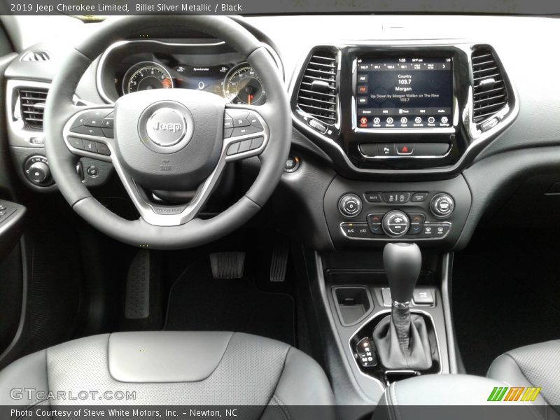 Billet Silver Metallic / Black 2019 Jeep Cherokee Limited