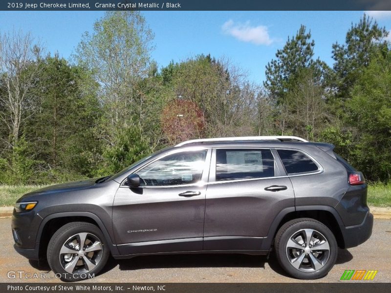 Granite Crystal Metallic / Black 2019 Jeep Cherokee Limited