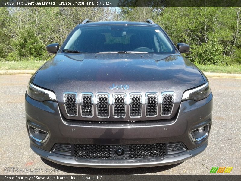 Granite Crystal Metallic / Black 2019 Jeep Cherokee Limited