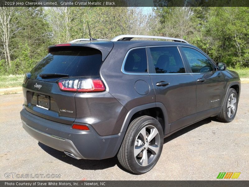 Granite Crystal Metallic / Black 2019 Jeep Cherokee Limited