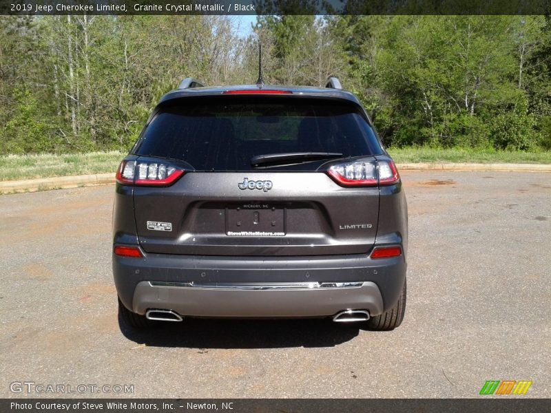 Granite Crystal Metallic / Black 2019 Jeep Cherokee Limited
