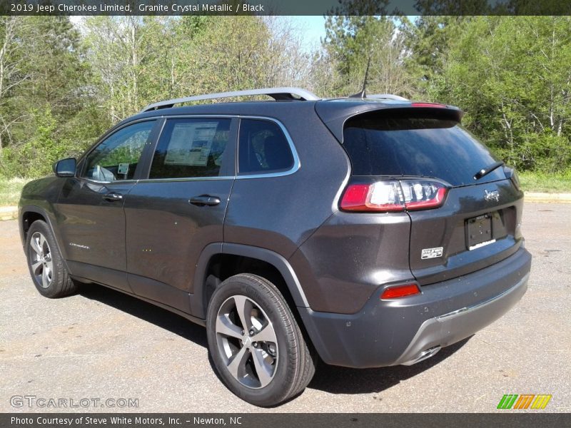 Granite Crystal Metallic / Black 2019 Jeep Cherokee Limited