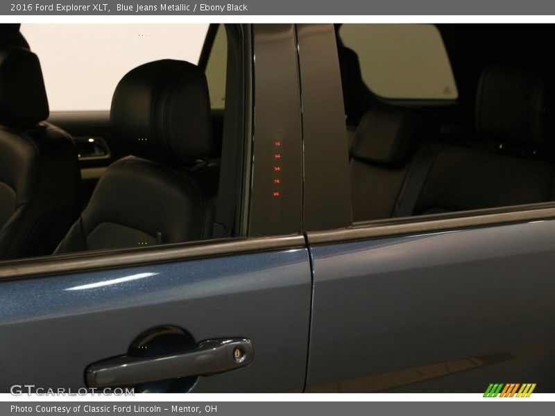 Blue Jeans Metallic / Ebony Black 2016 Ford Explorer XLT