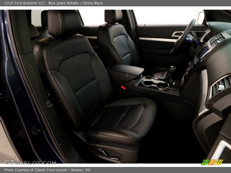 Blue Jeans Metallic / Ebony Black 2016 Ford Explorer XLT