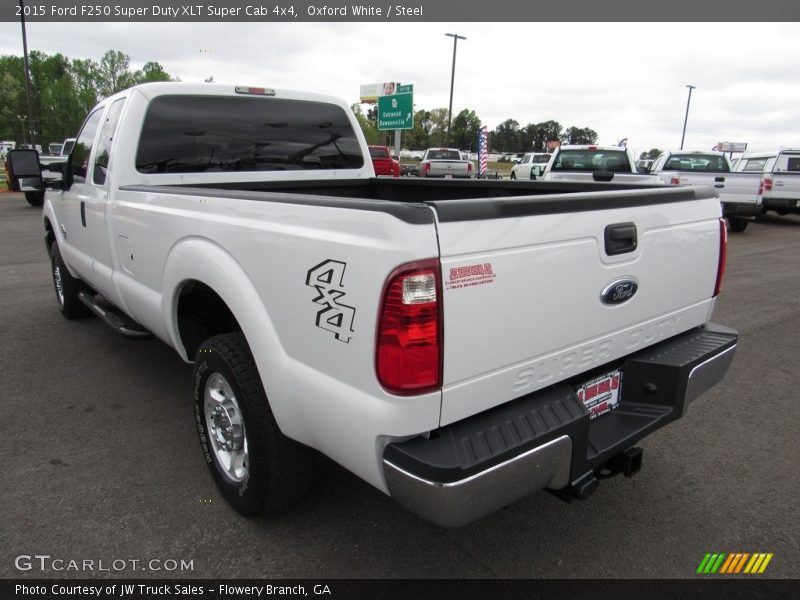 Oxford White / Steel 2015 Ford F250 Super Duty XLT Super Cab 4x4