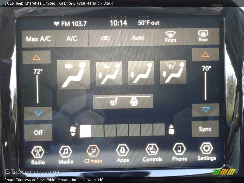 Granite Crystal Metallic / Black 2019 Jeep Cherokee Limited