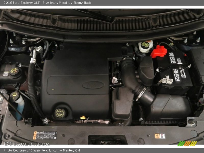 Blue Jeans Metallic / Ebony Black 2016 Ford Explorer XLT