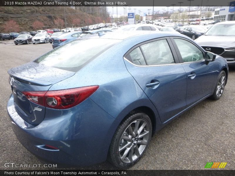 Eternal Blue Mica / Black 2018 Mazda MAZDA3 Grand Touring 4 Door