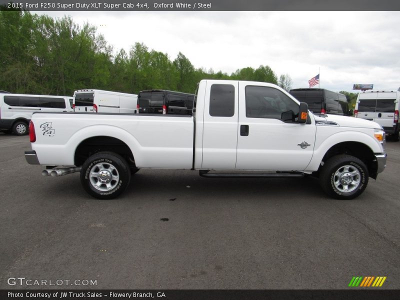 Oxford White / Steel 2015 Ford F250 Super Duty XLT Super Cab 4x4