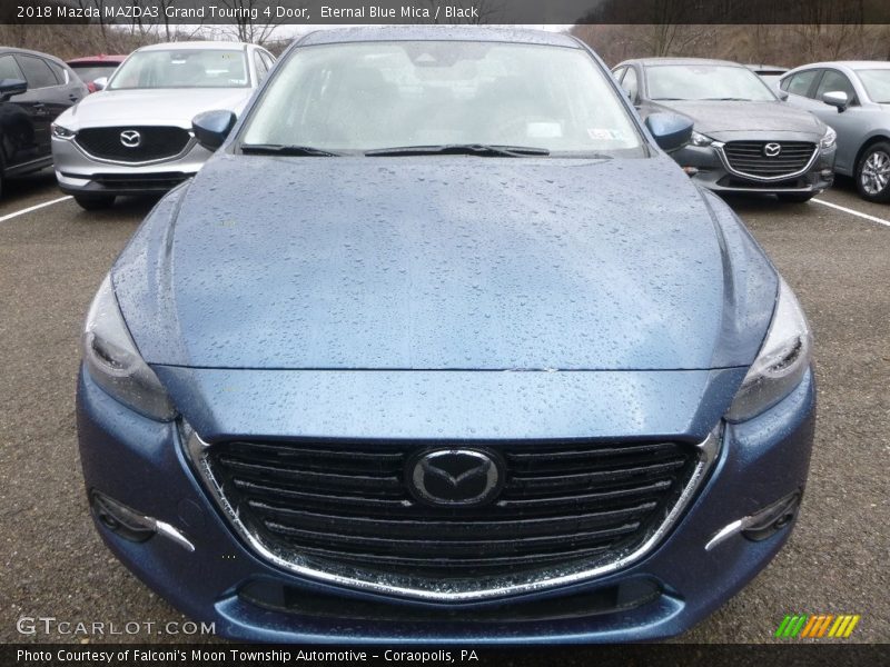 Eternal Blue Mica / Black 2018 Mazda MAZDA3 Grand Touring 4 Door