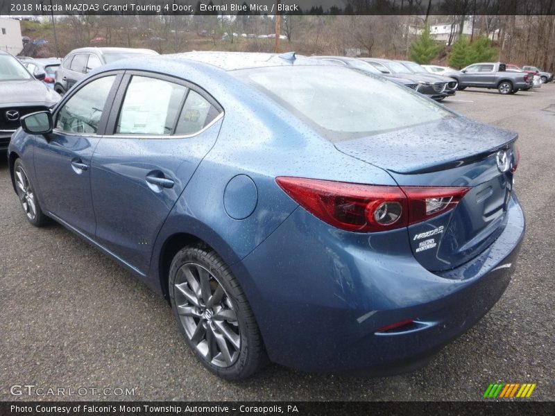Eternal Blue Mica / Black 2018 Mazda MAZDA3 Grand Touring 4 Door