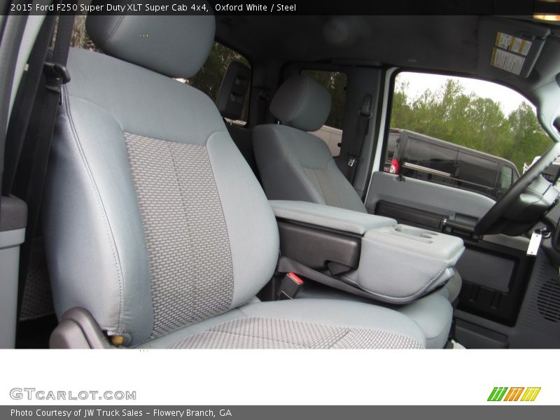 Oxford White / Steel 2015 Ford F250 Super Duty XLT Super Cab 4x4