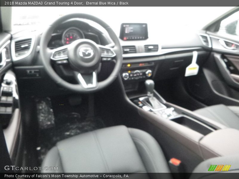 Eternal Blue Mica / Black 2018 Mazda MAZDA3 Grand Touring 4 Door