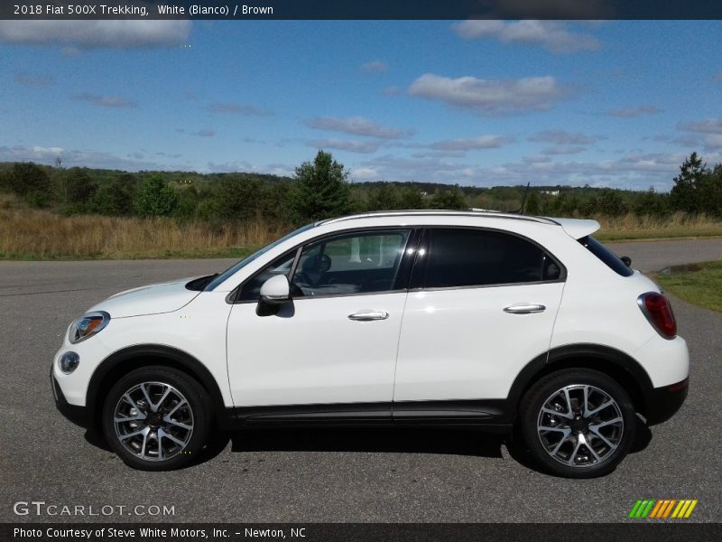 White (Bianco) / Brown 2018 Fiat 500X Trekking