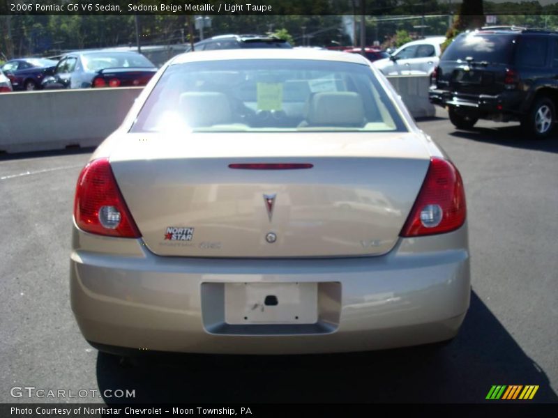 Sedona Beige Metallic / Light Taupe 2006 Pontiac G6 V6 Sedan