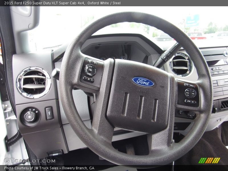 Oxford White / Steel 2015 Ford F250 Super Duty XLT Super Cab 4x4