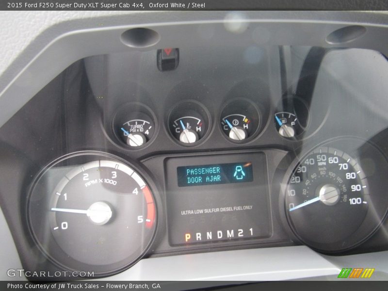 Oxford White / Steel 2015 Ford F250 Super Duty XLT Super Cab 4x4