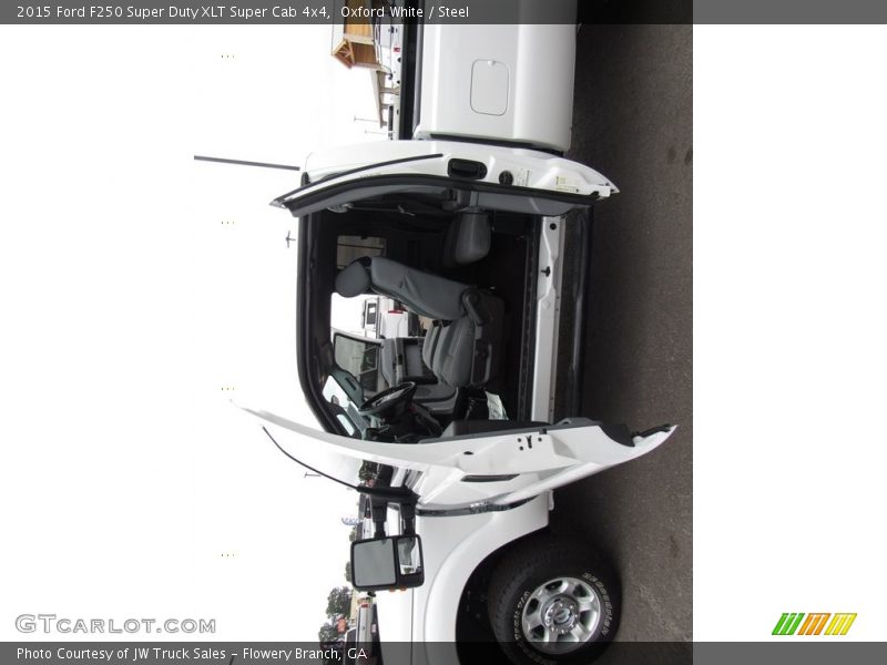Oxford White / Steel 2015 Ford F250 Super Duty XLT Super Cab 4x4